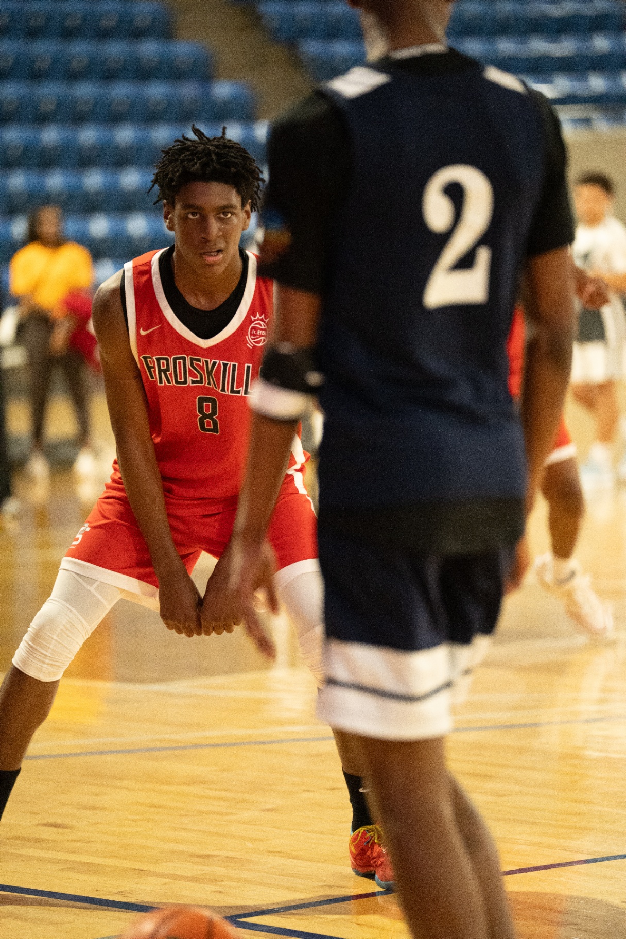 Vincent McNuckles III on court
